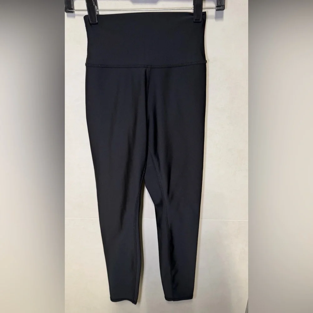 Alo black airbrush leggings Sz s